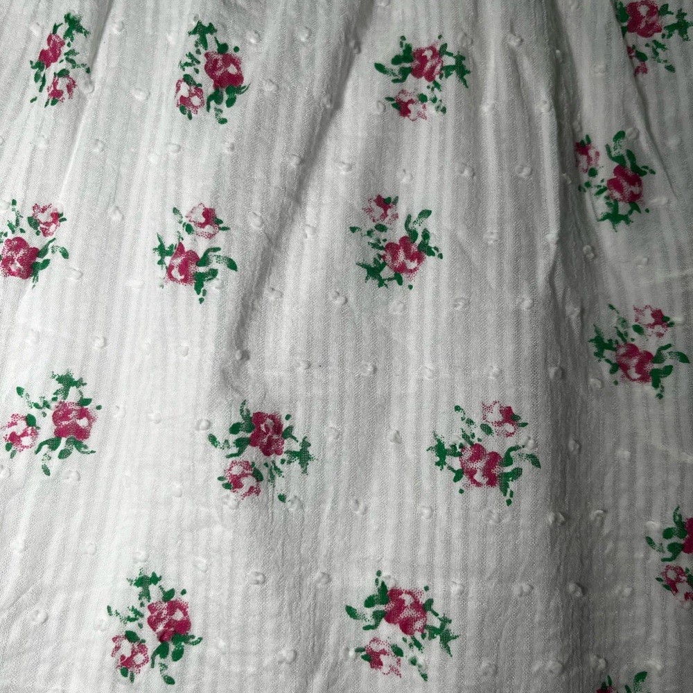 Altar’d State Floral White Dress with Pink Accents, Size XS - Picture 3 of 3